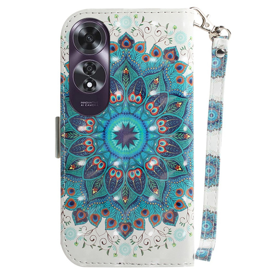 Etui z klapką do Oppo A60, Wallet, Mandala Flower
