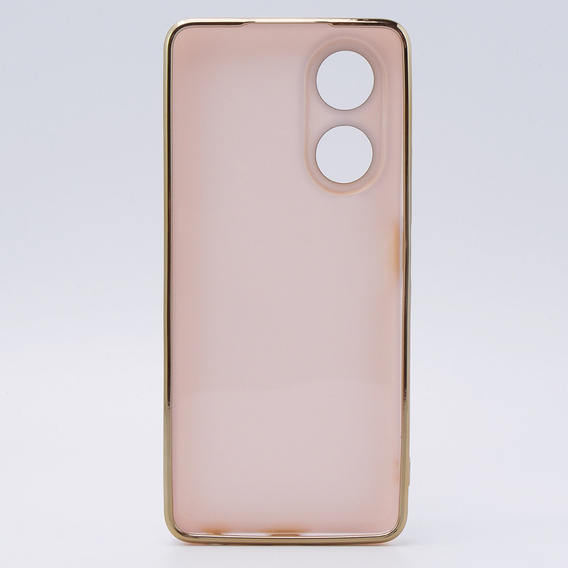 Etui do Oppo A58 4G, Glamour CamShield, różowe rose gold