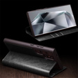 Etui z klapką do Samsung Galaxy S24 Ultra, QIALINO Leather Wallet, czarne