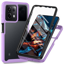 Etui do Xiaomi Redmi Note 13 Pro 5G, Shockproof, z folią, fioletowe