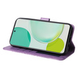 Etui do Huawei Nova 11i, Kwiaty, fioletowe