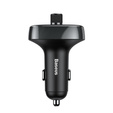 Baseus transmiter samochodowy FM T‑Shaped S‑09 Bluetooth MP3 - Czarny