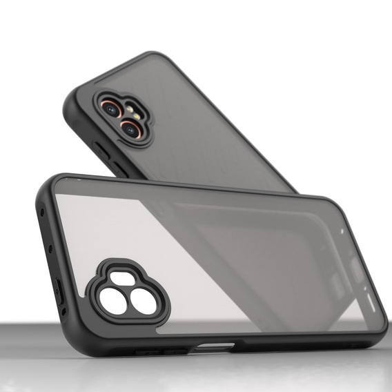 Etui ochronne do Samsung Galaxy Xcover 7 Pro – czarne, półprzezroczyste, z technologią Airbags
