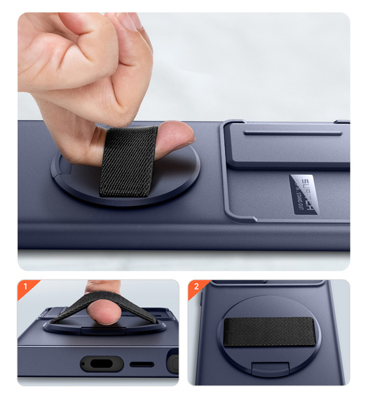 Etui do Samsung Galaxy S24 Ultra, Suritch, niebieskie