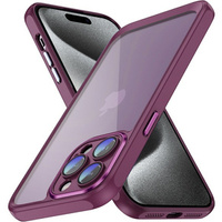 Etui do iPhone 15 Pro Max, ERBORD Impact Guard, bordowe