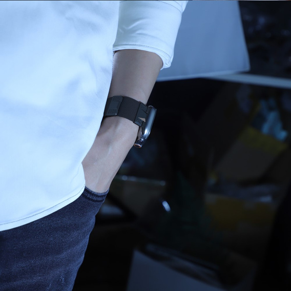 Bransoleta do Apple Watch 1/2/3/4/5/6/7/8/9/10/11/SE Ultra 1/2/3 42/44/45/46/49mm, Szara