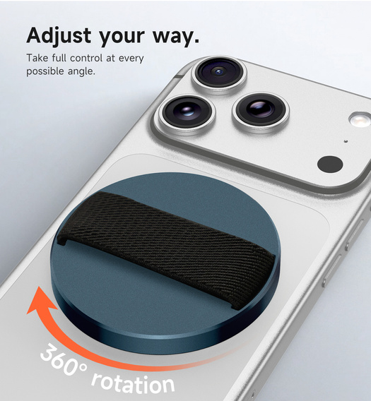 SURITCH MagSafe Magnetyczny uchwyt na palec, niebieski