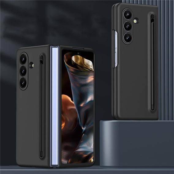 Galaxy Z Fold7 – etui z uchwytem i rysikiem, wersja czarna