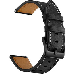 Pasek Skórzany Uniwersalny 20mm, Czarny