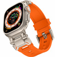 Pasek ERBORD ProTech do Apple Watch 1/2/3/4/5/6/7/8/9/10/11/SE Ultra 1/2/3 42/44/45/46/49mm, Pomarańczowy