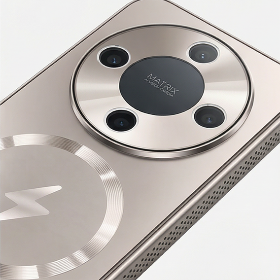 Etui ochronne do Honor Magic 8 Lite, do MagSafe, tytanowe złote