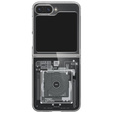 Etui Spigen do Samsung Galaxy Z Flip7 FE / Z Flip6, Airskin Zeron One, Przezroczyste / Brokatowe