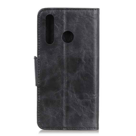 Etui z klapką do Huawei Y6P, Wallet Leather Case, czarne