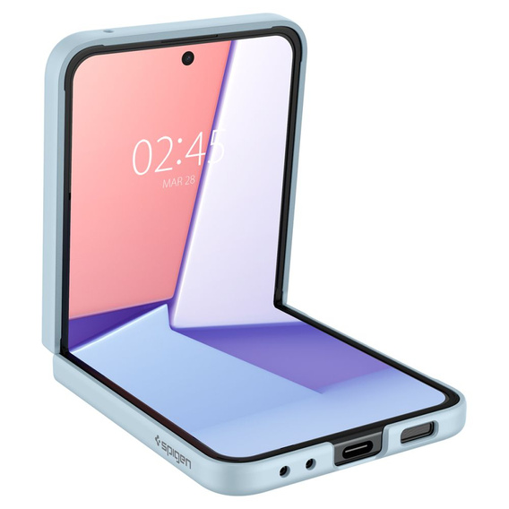 Etui Spigen do Samsung Galaxy Z Flip 5, Airskin, Niebieskie