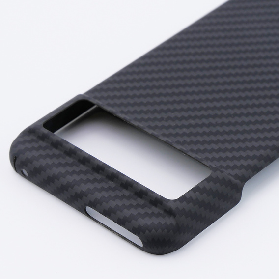 Etui do Google Pixel 8, karbonowe Carbon Fiber, czarne