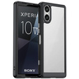 Etui do Sony Xperia 10 VI, Fusion Hybrid, przezroczyste / czarne