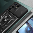 Etui pancerne do Samsung Galaxy S24 Ultra, CamShield Slide, czarne