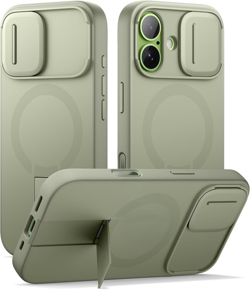 Etui do iPhone 17, Suritch Shockproof, do MagSafe – zielone