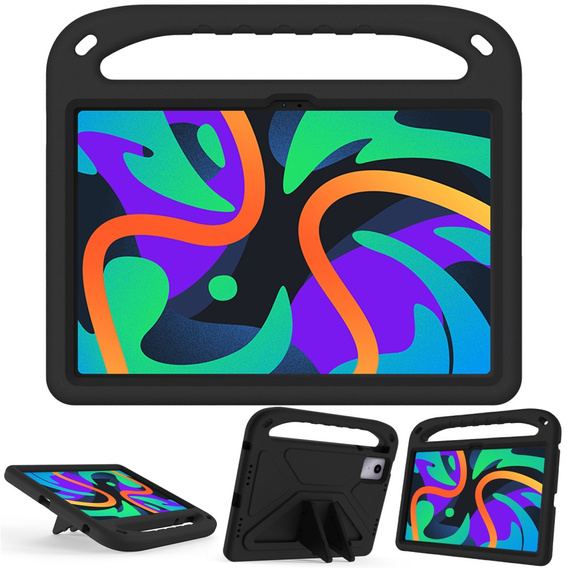 Etui dla dzieci do Lenovo Tab M11, dziecięce z uchwytem, czarne