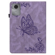 Etui do Lenovo Idea Tab 11", Butterfly, fioletowe