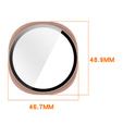 2w1 Etui + Szkło Hartowane do Samsung Galaxy Watch 8 44mm, Różowe