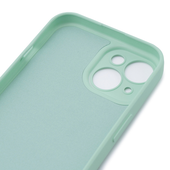 Etui do iPhone 15, Silicone Lite, niebieskie