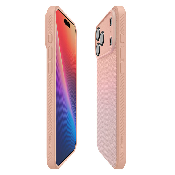 Etui Spigen do iPhone 17 Pro Max, Liquid Air, Rose Titanium