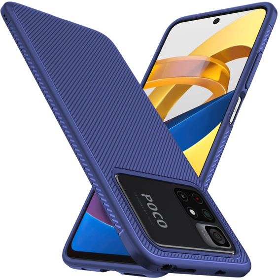 Etui Twill do Xiaomi Poco M4 Pro 4G - Blue