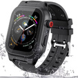 Etui SHELLBOX Waterproof do  Apple Watch SE/6/5/4 44mm - Black