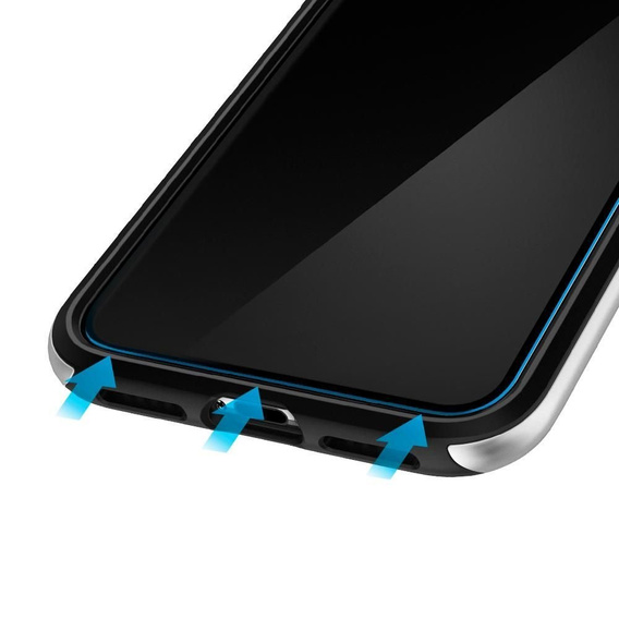 Szkło Hartowane SPIGEN do iPhone 11 Pro / Xs / X, Full Cover