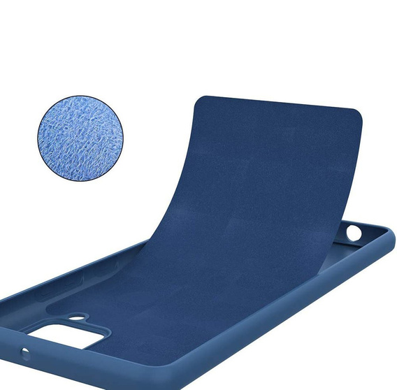 Etui ERBORD Silicon Lite do Samsung Galaxy A42 5G, Dark Blue