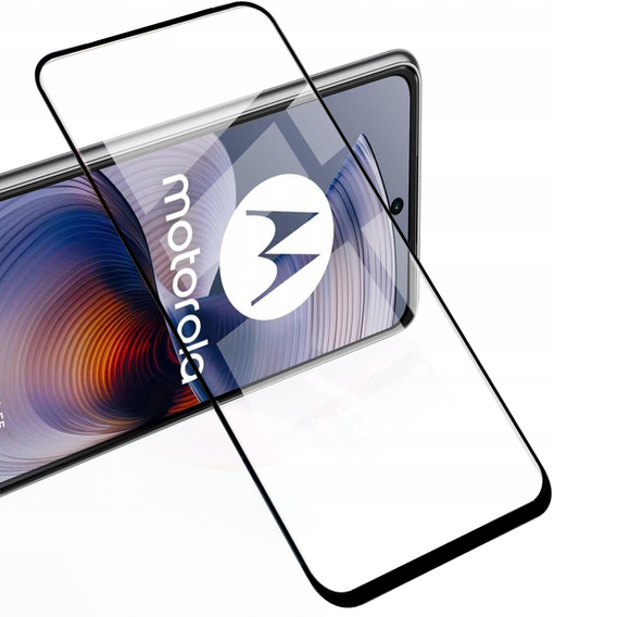 2x Szkło Hartowane do Motorola Moto G55 5G, ERBORD 3D pełne, szybka na cały ekran