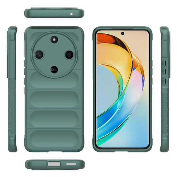 Etui do Honor Magic 6 Lite 5G, Gaming Shockproof, zielone