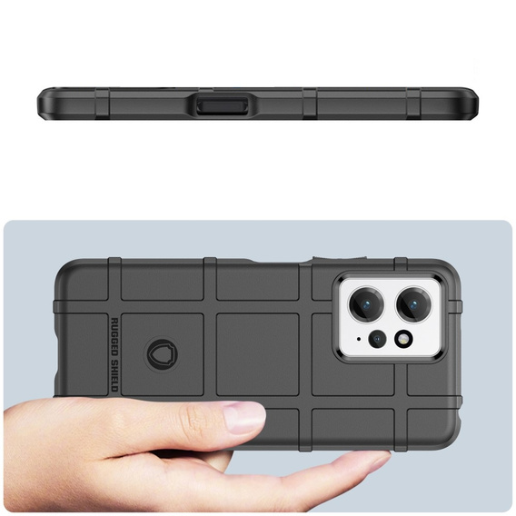 Etui do Xiaomi Redmi Note 12 4G, Rugged Shield, czarne