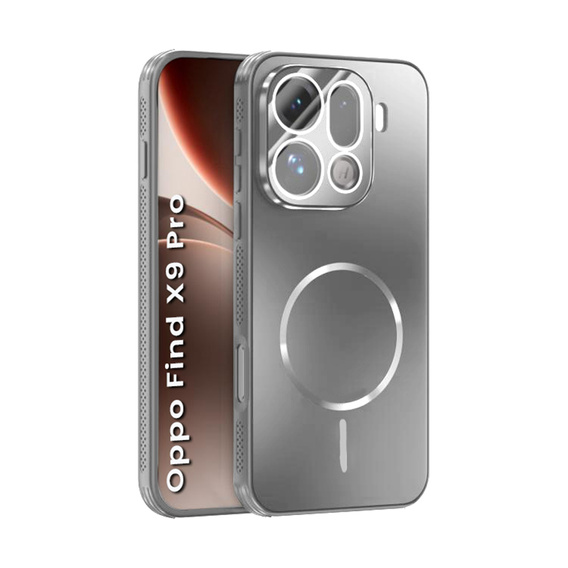Etui ochronne do Oppo Find X9 Pro, do MagSafe, tytanowe