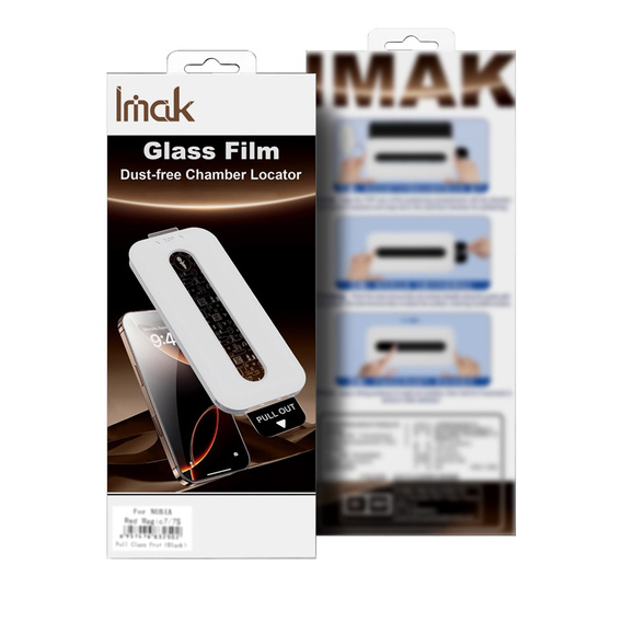 Szkło Hartowane IMAK do Xiaomi 17 / 17 Pro z ramką pozycjonującą, czarne