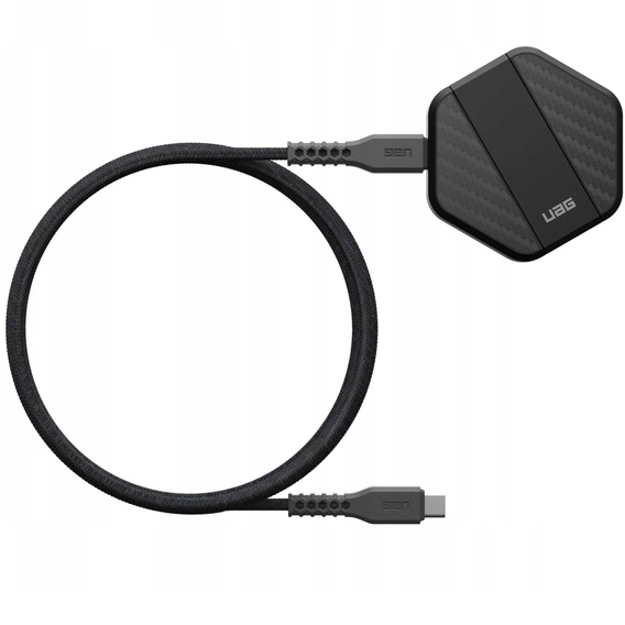 UAG Ładowarka Indukcyjna MagSafe do USB Type-C, Carbon, Czarna