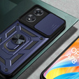 Etui pancerne do Oppo A78 4G, CamShield Slide, niebieskie