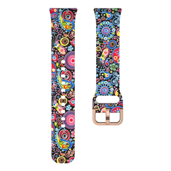 Pasek Silikonowy do Samsung Galaxy Fit 3, Colorful Jellyfish