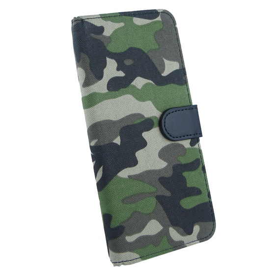 Etui z klapką do Smart Army Samsung Galaxy S8 Plus, Flexi Book, zielone