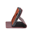 Etui CASEME do Xiaomi do Redmi Note 9s / 9 Pro, Leather Wallet Case, bordowe