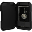 Magnetyczny portfel Urban Armor Gear do iPhone – srebrny, kompatybilny z MagSafe