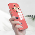 Etui do Honor Magic 6 Lite 5G, Glamour CamShield, czerwone