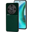 Etui do Honor Magic 6 Lite 5G, z blaszką do uchwytu magnetycznego, zielone