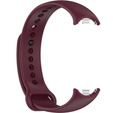 Pasek Silikonowy do Xiaomi Smart Band 10 / 9 / 8, Bordowy