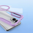 Etui Dux Ducis do Samsung Galaxy S25 Edge, Skin X Pro, MagSafe, fioletowe
