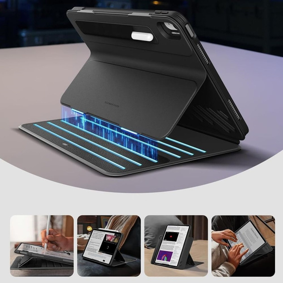 Etui do iPad Air 13" 2025/2024 (7/6 gen.), ESR Shift Magnetic, czarne