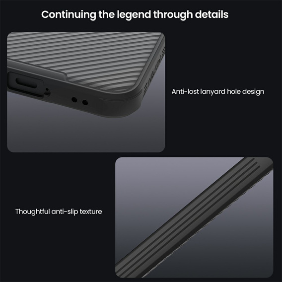 Etui NILLKIN do Samsung Galaxy A57 5G, Camshield Pro, przezroczyste / czarne