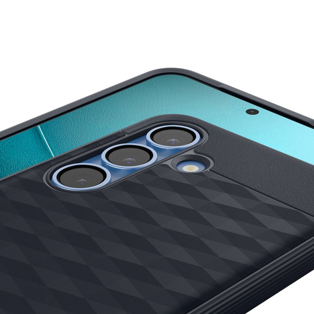 Etui Spigen do Galaxy S25 – hybrydowa ochrona, podniesione krawędzie, zabezpieczenie aparatu