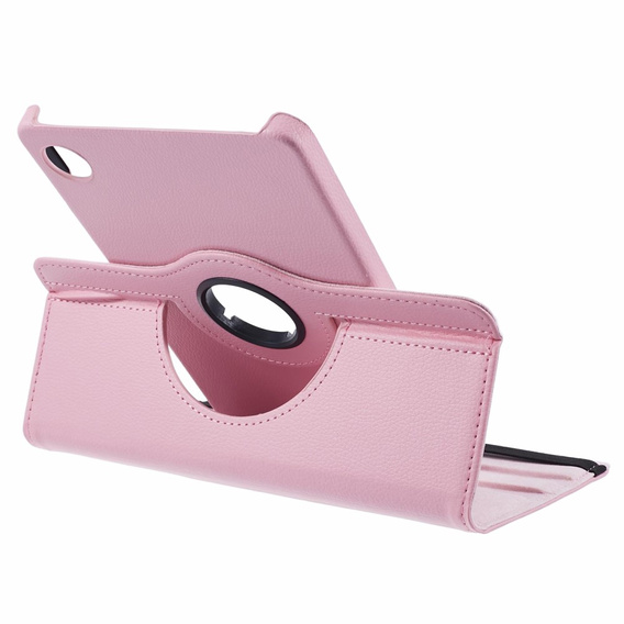 Etui do Samsung Galaxy Tab A11/A9, Obrotowe 360, różowe